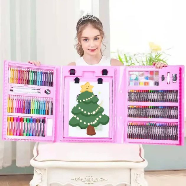 🎨 طقم رسم وألوان متكامل للأطفال